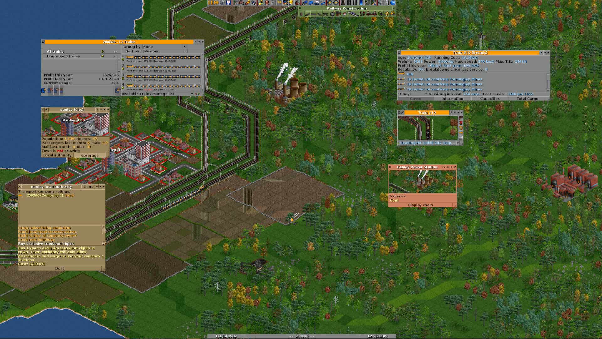 OpenTTD (screenshot 7)